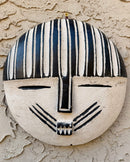 Handcrafted African Painted Wooden Wall Decorative Mask