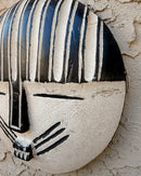 Handcrafted African Painted Wooden Wall Decorative Mask