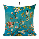 Floral Spring Bird Decorative Throw Pillow Covers - Afrilege