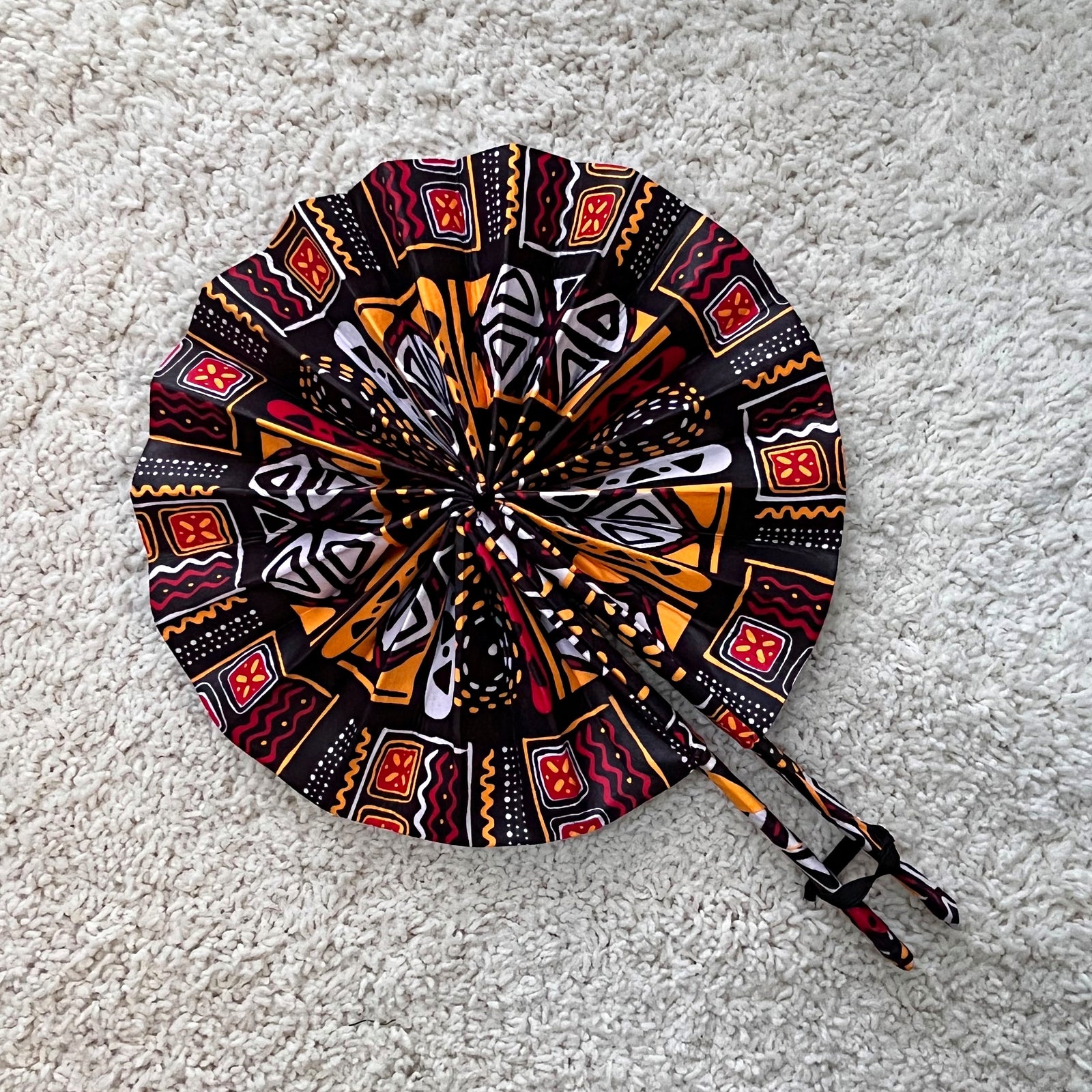 Home All products African Print Handheld Foldable Fan