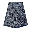 Bamileke Atoghu Ndop African Wax Print Fabric - Black - Afrilege