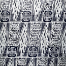 Bamileke Ndop Patterns African Wax Print Fabric (Ankara) - White / Black - Afrilege