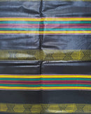 African Wax Print Fabric  Ankara - Black / Gold - Afrilege