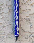 Bamileke Hand Beaded African Carved Walking Stick / Cane - Afrilege