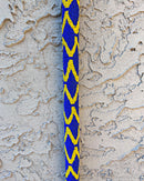 Bamileke Hand Beaded African Carved Walking Stick / Cane - Afrilege