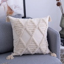 Modern Geometric Boho cushion cover with Tassels pillow cover - Afrilege