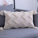 Modern Geometric Boho cushion cover with Tassels pillow cover - Afrilege