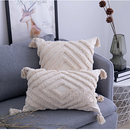 Modern Geometric Boho cushion cover with Tassels pillow cover - Afrilege