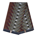 African Wax Print Fabric by The Yard - Brown - Afrilege