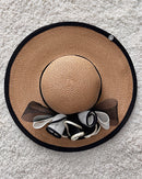 Straw Church Sun Hat - Tan Brown