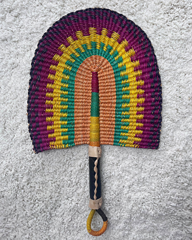 Burkina Faso Woven Hand Fan - Afrilege