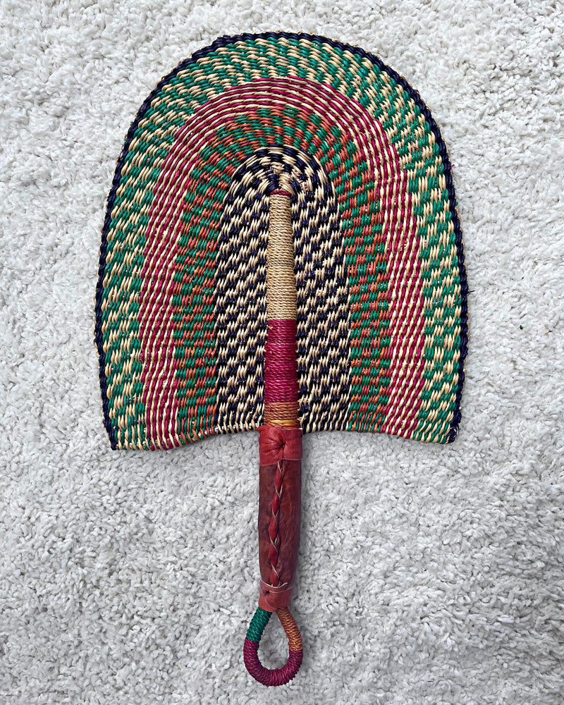 Burkina Faso Woven Hand Fan - Afrilege