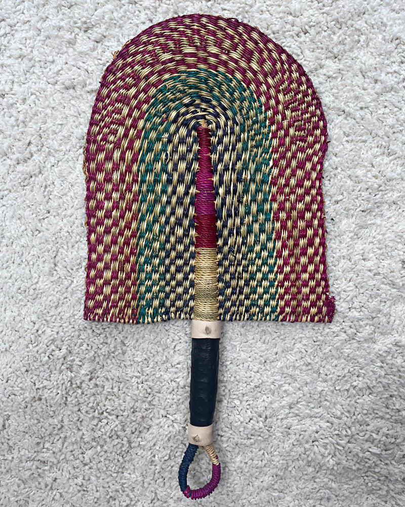 Burkina Faso Woven Hand Fan - Afrilege