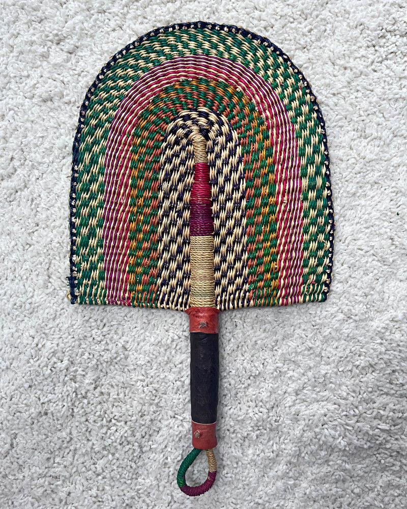 Burkina Faso Woven Hand Fan - Afrilege