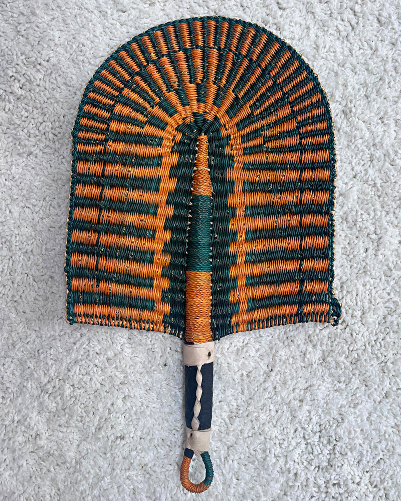 Burkina Faso Woven Hand Fan - Afrilege