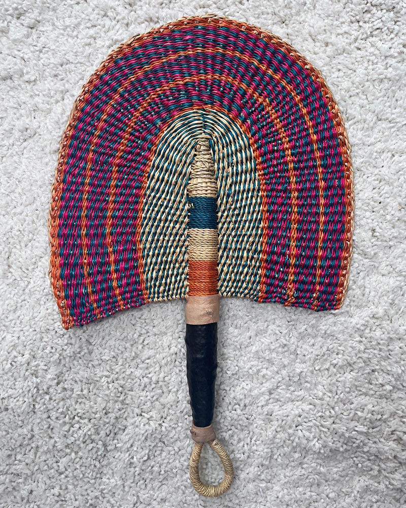 Burkina Faso Woven Hand Fan - Afrilege