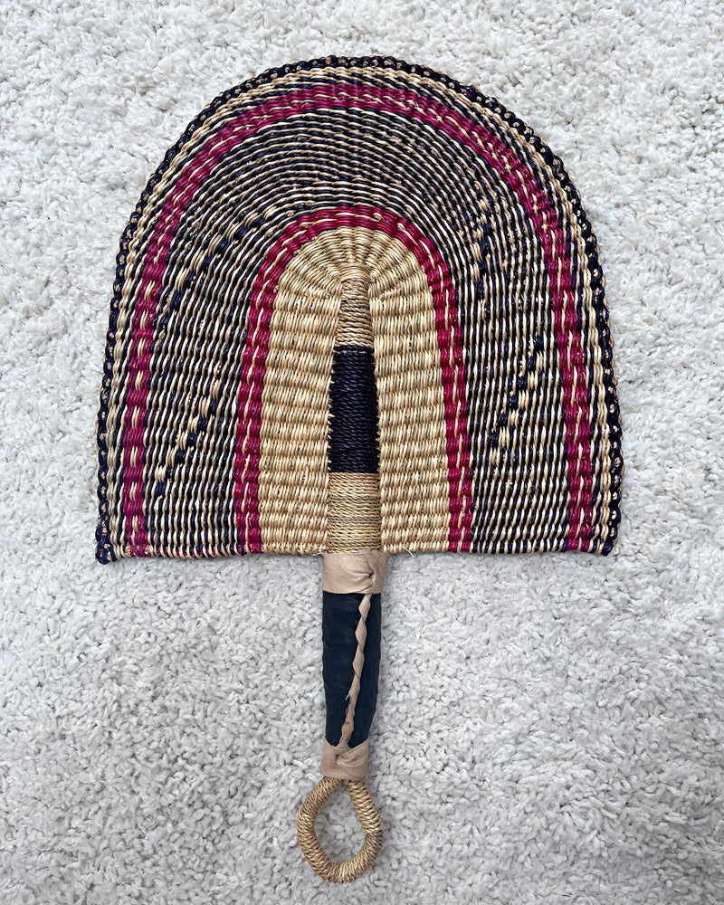 Burkina Faso Woven Hand Fan - Afrilege