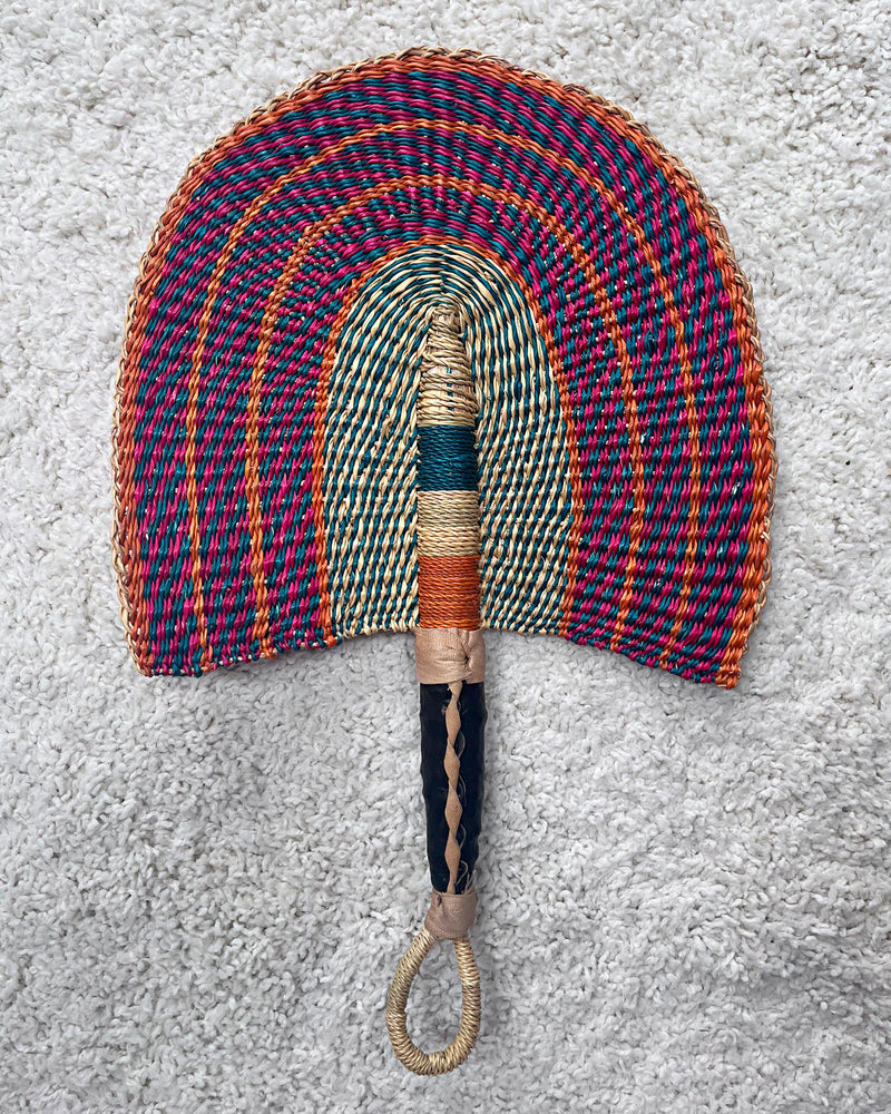 Burkina Faso Woven Hand Fan - Afrilege