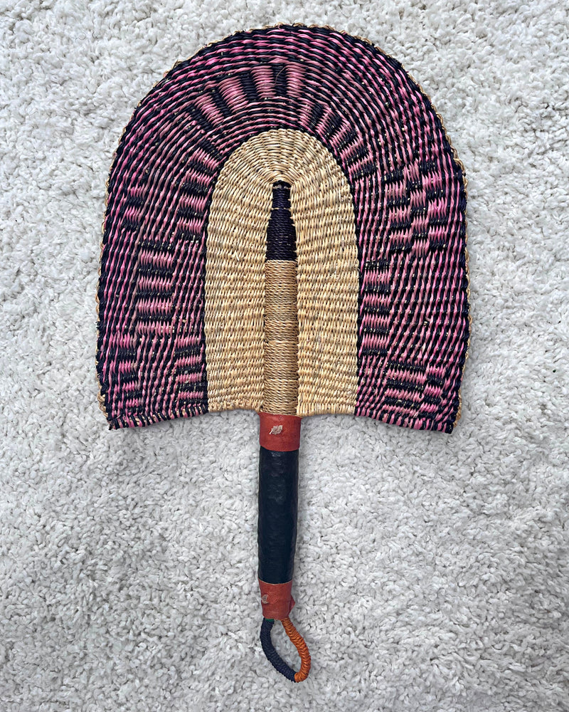 Burkina Faso Woven Hand Fan - Afrilege