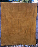 Authentic African Handmade Bogolan Mud cloth - Dark Mustard - Afrilege