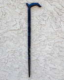 Ebony Wood Carved Walking Stick / Cane - Afrilege