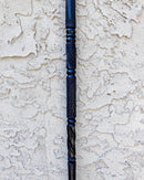 Ebony Wood Carved Walking Stick / Cane - Afrilege