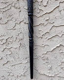 Elephant head Ebony Wood Carved Walking stick / cane - Afrilege