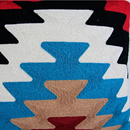 Rug Style Embroidered Textured Pillow Cover - Afrilege