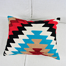 Rug Style Embroidered Textured Pillow Cover - Afrilege