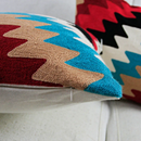 Rug Style Embroidered Textured Pillow Cover - Afrilege