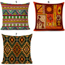 African Ethnic Pattern Pillow Cover - Multicolor - Afrilege