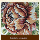 European Palace Peony Floral Jacquard Pillow Case - Afrilege