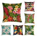 Floral Spring Summer Decorative Throw Pillow Covers - Afrilege