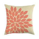 Floral Spring Summer Stencil Decorative Throw Pillow Covers - Afrilege