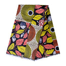 African Wax Print Fabric ( Ankara) - Orange / Yellow - Afrilege
