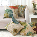 Watercolor Floral Throw Pillow Covers - Afrilege