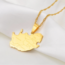 South Africa Map Pendant Necklace - Afrilege