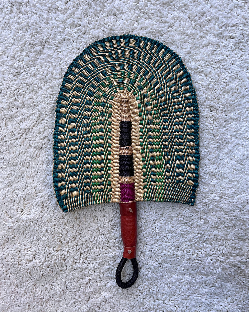 Burkina Faso Woven Hand Fan - Afrilege