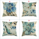 Watercolor Floral Throw Pillow Covers - Afrilege
