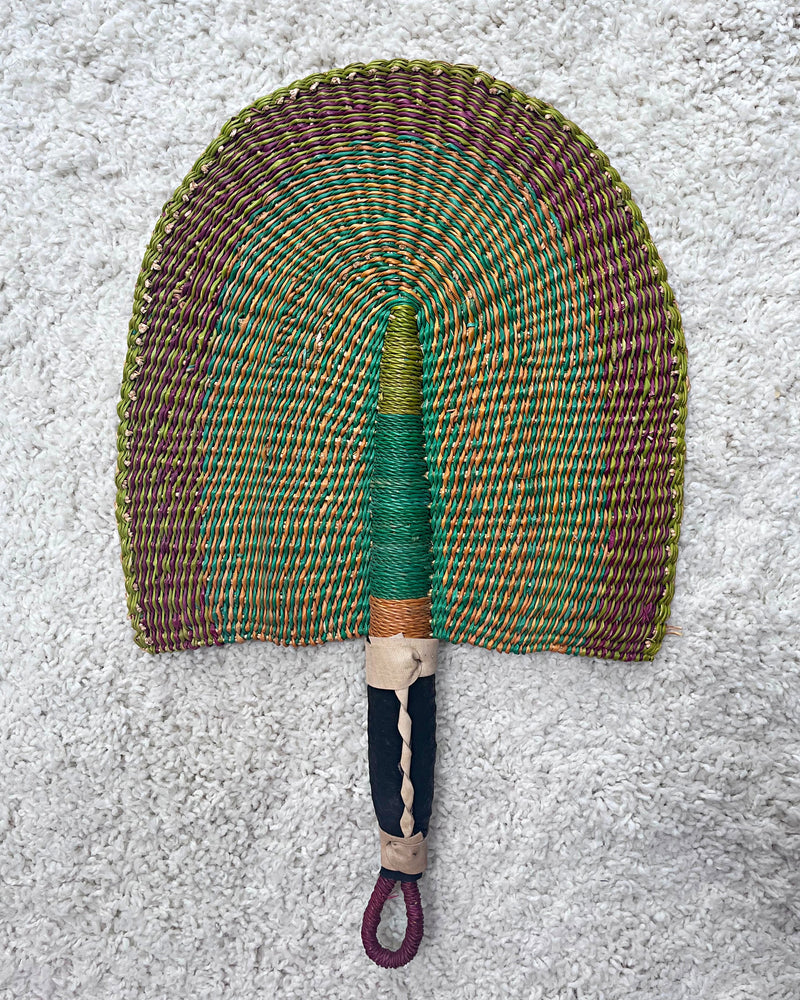 Burkina Faso Woven Hand Fan - Afrilege