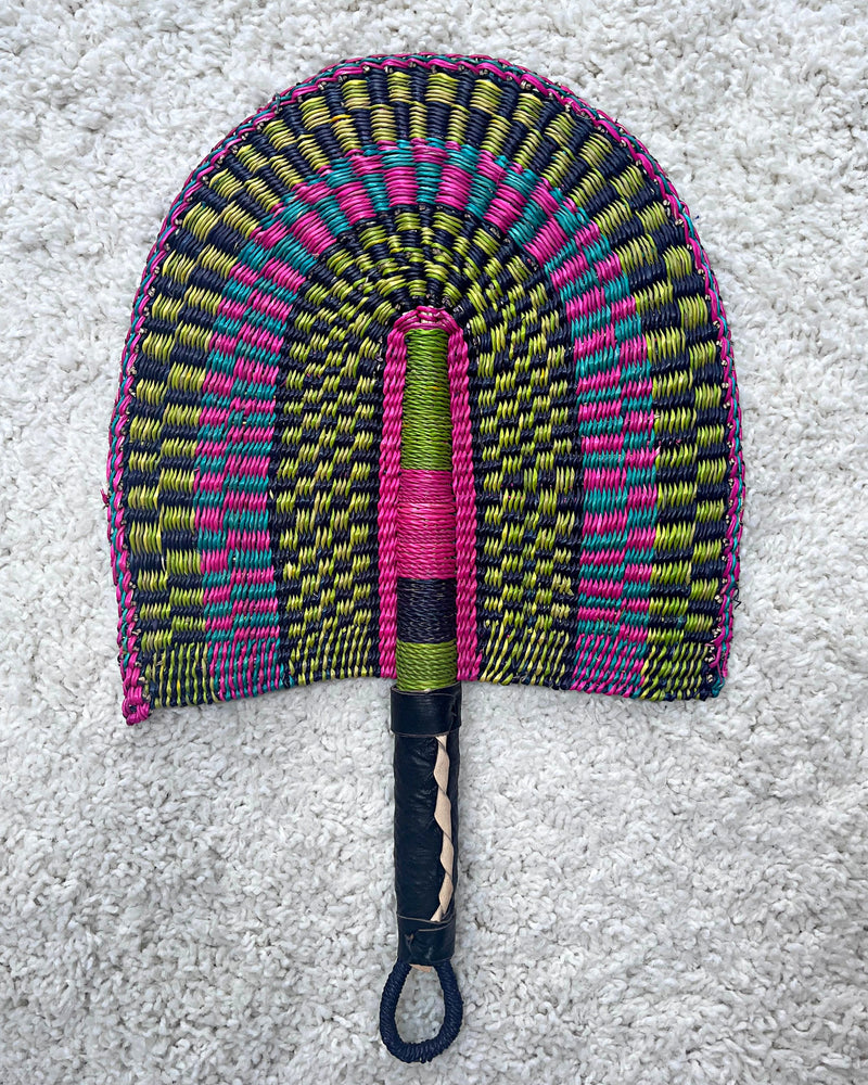 Burkina Faso Woven Hand Fan - Afrilege