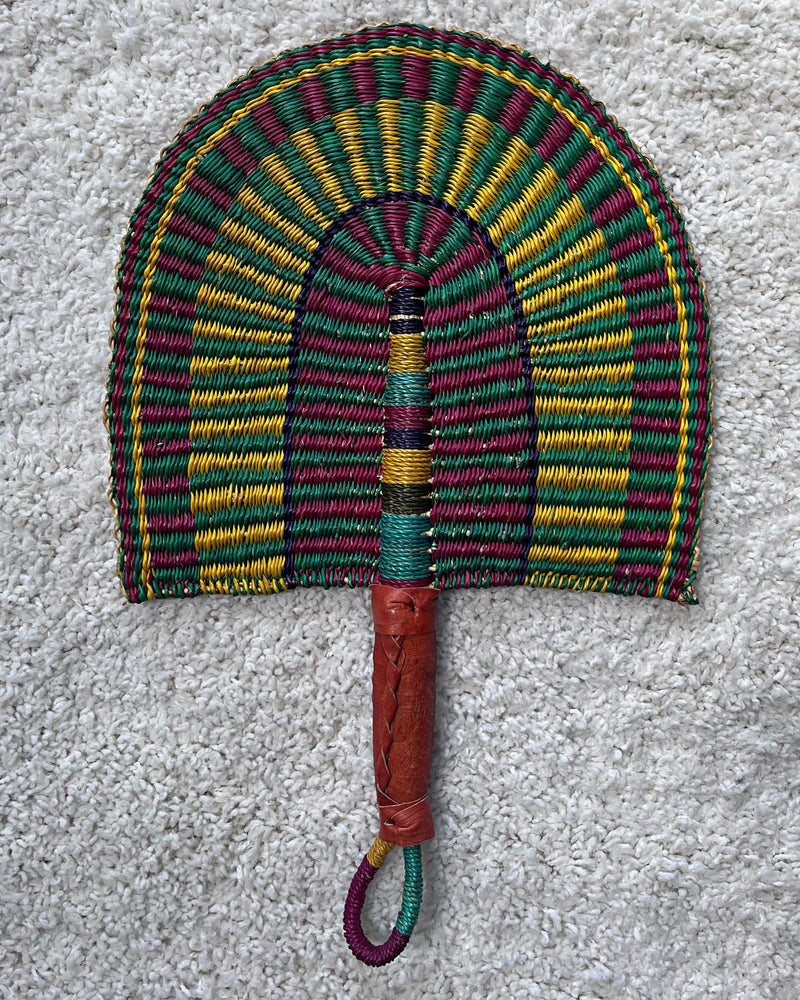 Burkina Faso Woven Hand Fan - Afrilege