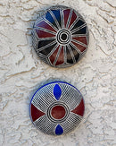 Handcrafted African Round Songye Wooden Shield