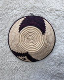 Uganda hand woven Baskets 12" - Brown / Beige - Afrilege