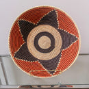 13" Handwoven Flat Baskets for wall decor
