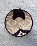Uganda hand woven Baskets 12" - Brown / Beige - Afrilege