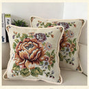 European Palace Peony Floral Jacquard Pillow Case - Afrilege