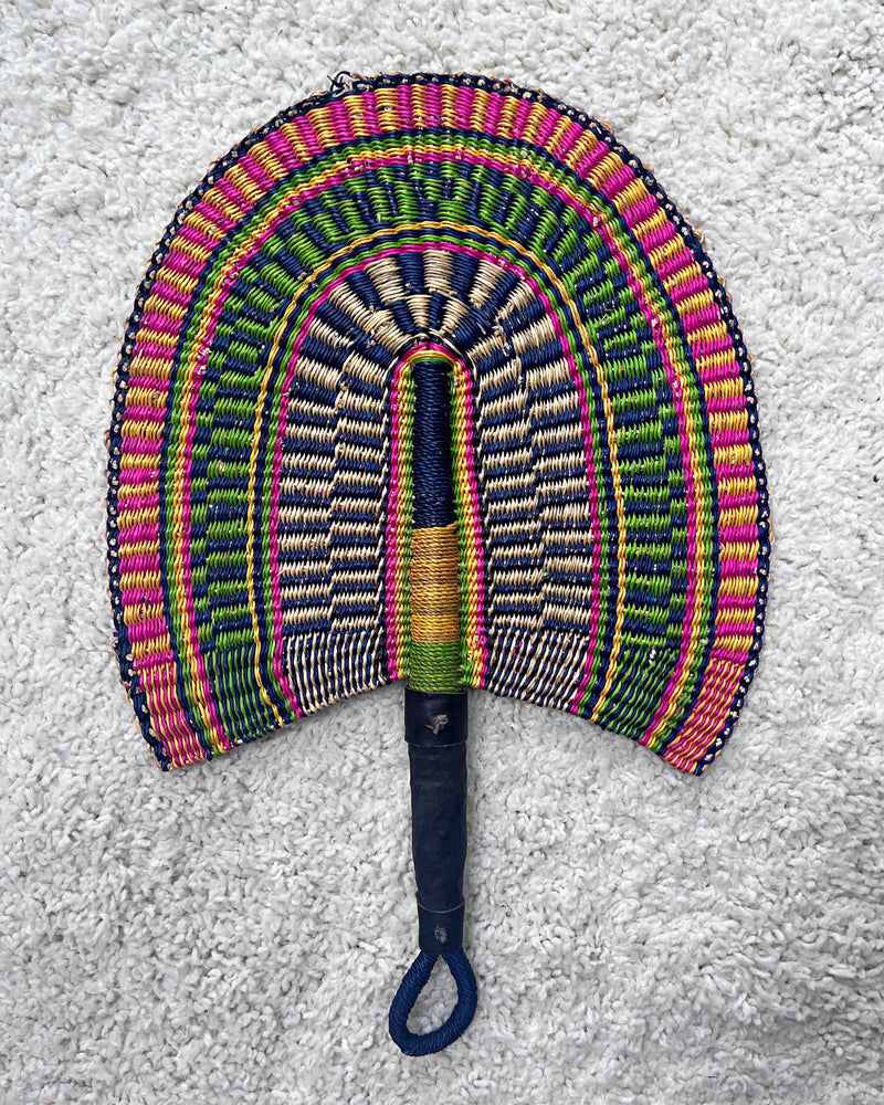 Burkina Faso Woven Hand Fan - Afrilege