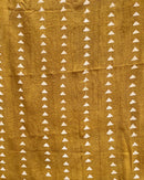 African Bogolan Mud Cloth Handmade Fabric - Mustard - Afrilege