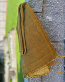 Authentic African Handmade Bogolan Mud cloth - Dark Mustard - Afrilege